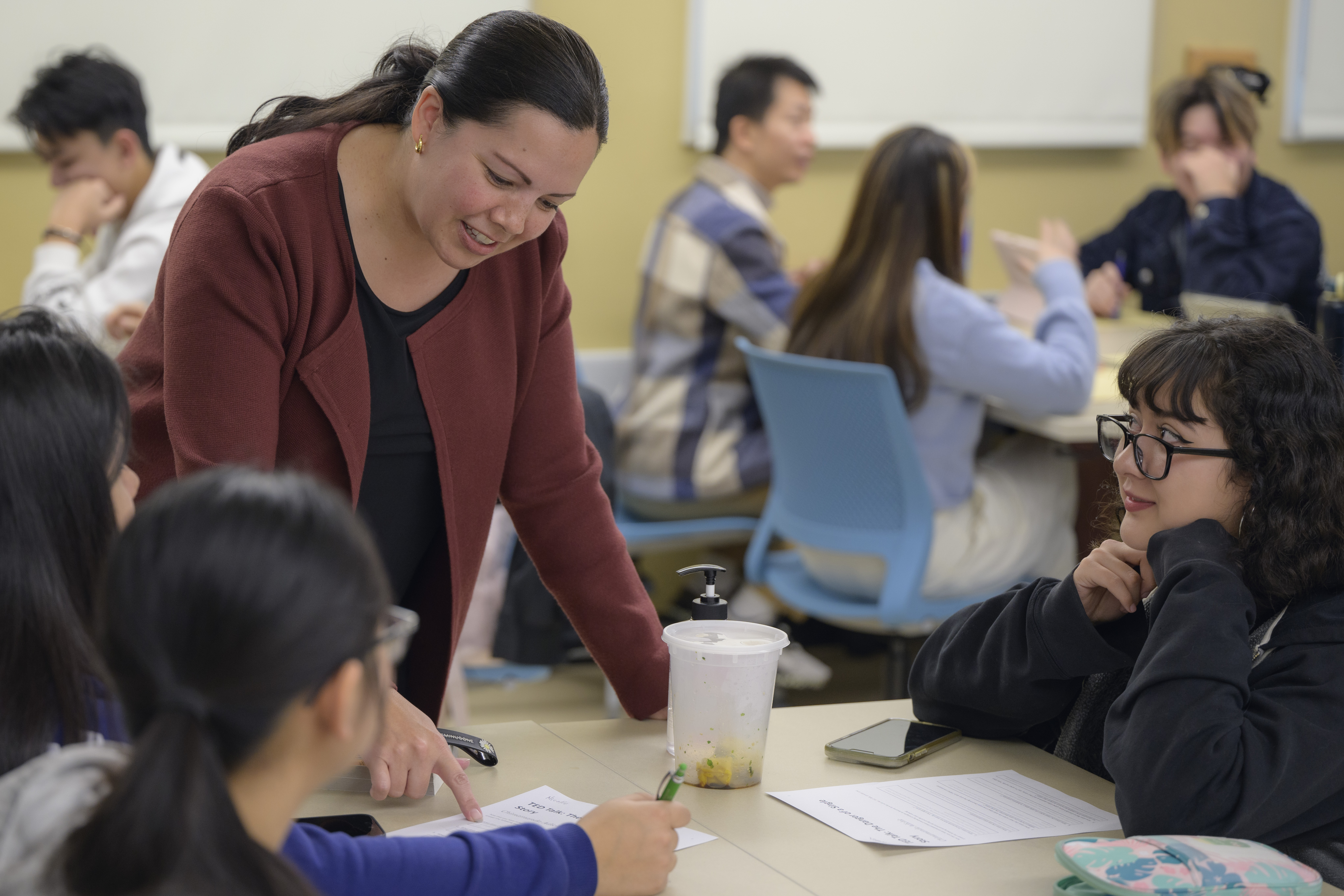 Professor Bellanca and Students