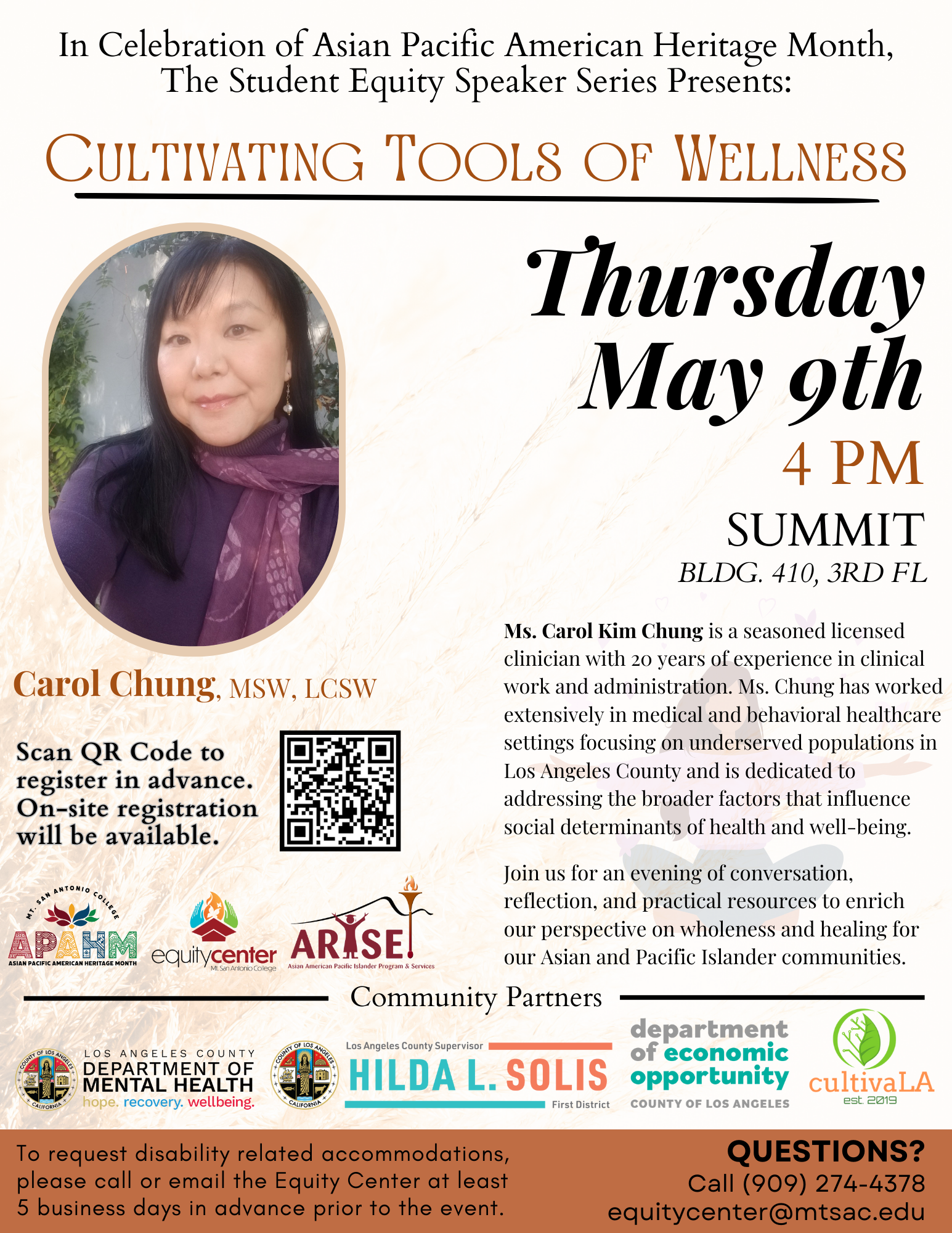 Carol Chung Flyer