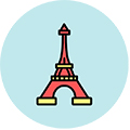 Illustration of Eiffle Tower