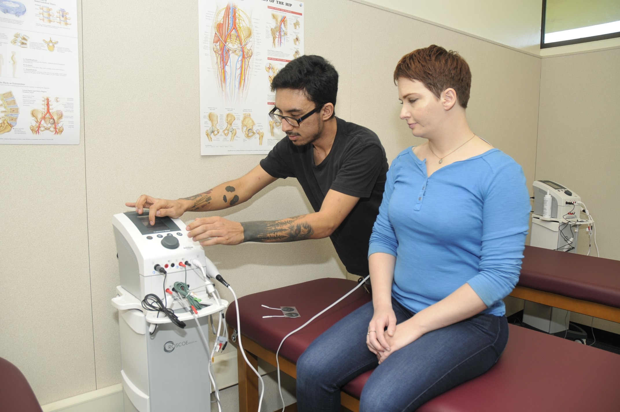 Physical Therapy Aide student and teacher